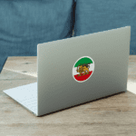 Iran Flag Shir o Khorshid Stikcer S14